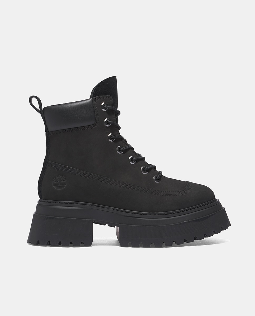 Imagen 0 de Botas Sky de mujer en nobuck con plataforma y tacón bloque