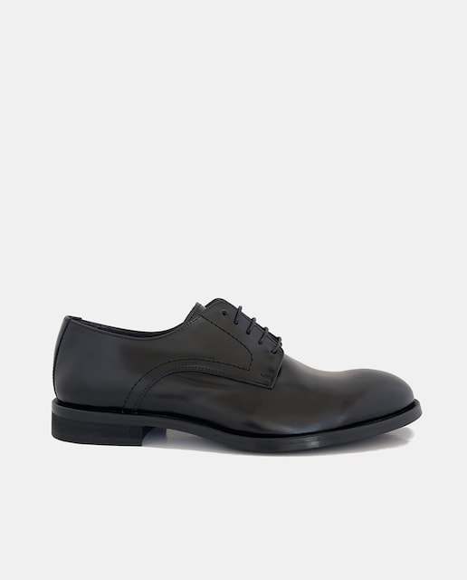 Imagen 0 de Zapatos de cordones de hombre en piel con pala lisa