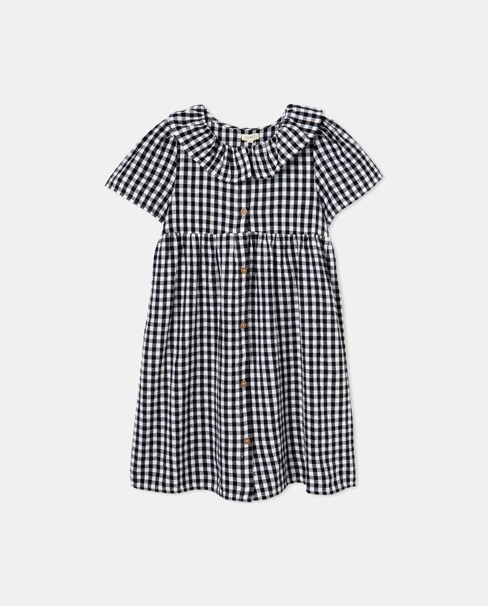 Imagen 0 de Vestido de niña cuadros vichy