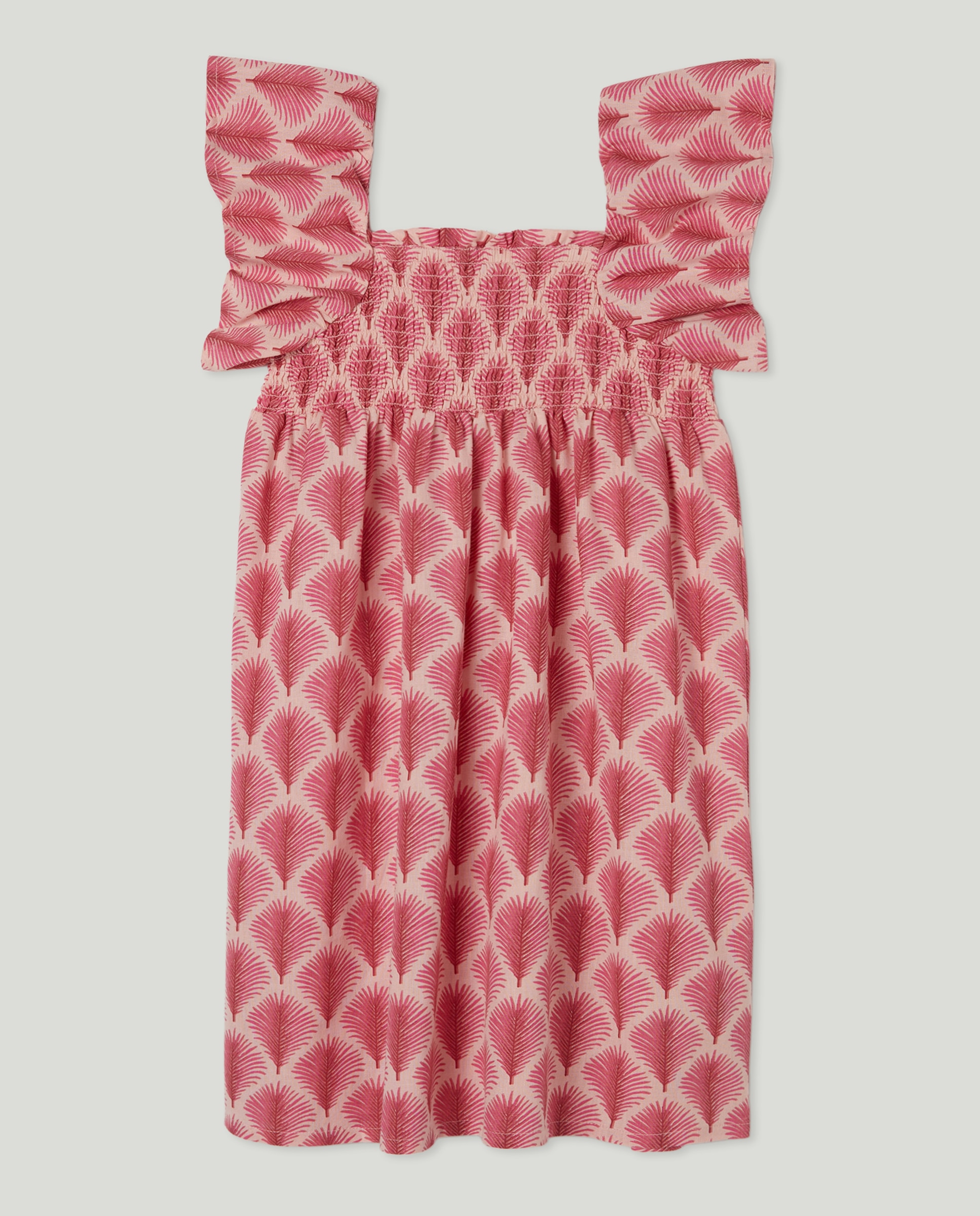 Imagen 0 de Vestido niña lino estampado