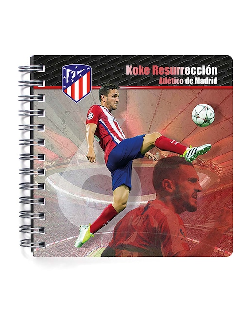 Imagen 0 de Cuaderno cuadrado 3D Atlético de Madrid Koke Resurección