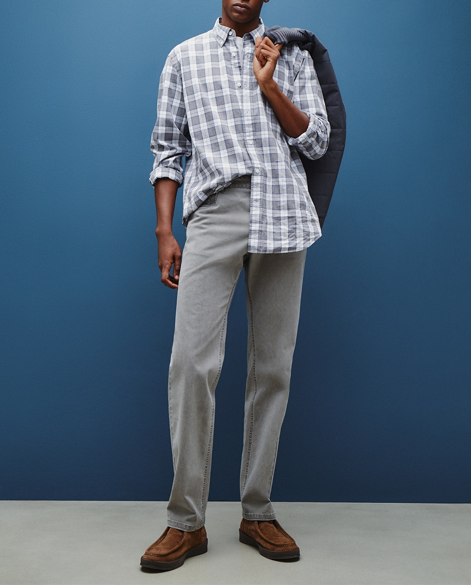 Imagen 0 de Pantalon hombre de cinco bolsillos sport regular algodón elastómero