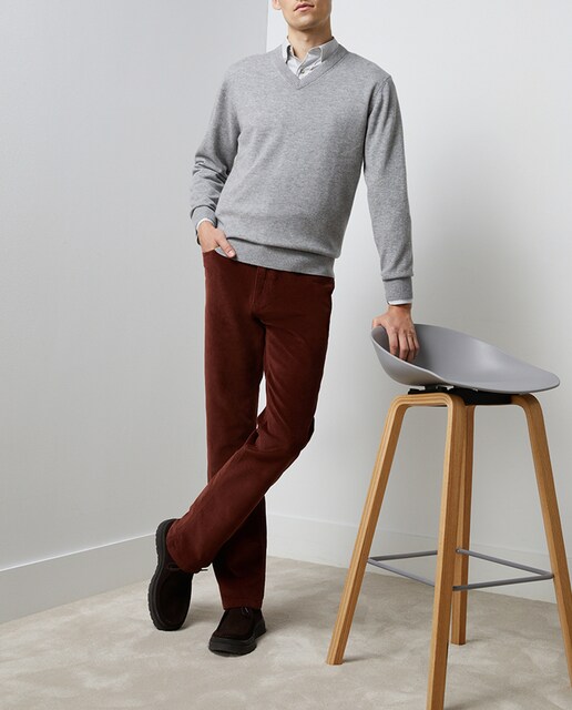 Imagen 0 de Pantalón de hombre de pana classic algodón elastómero