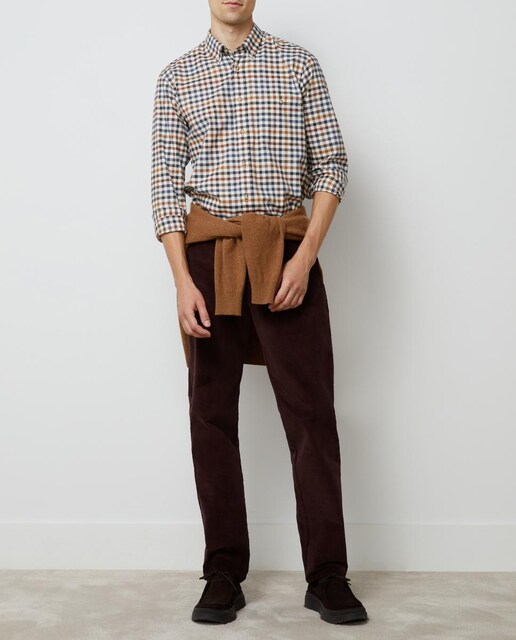 Imagen 0 de Pantalón sport de pana sin pliegues classic fit de hombre