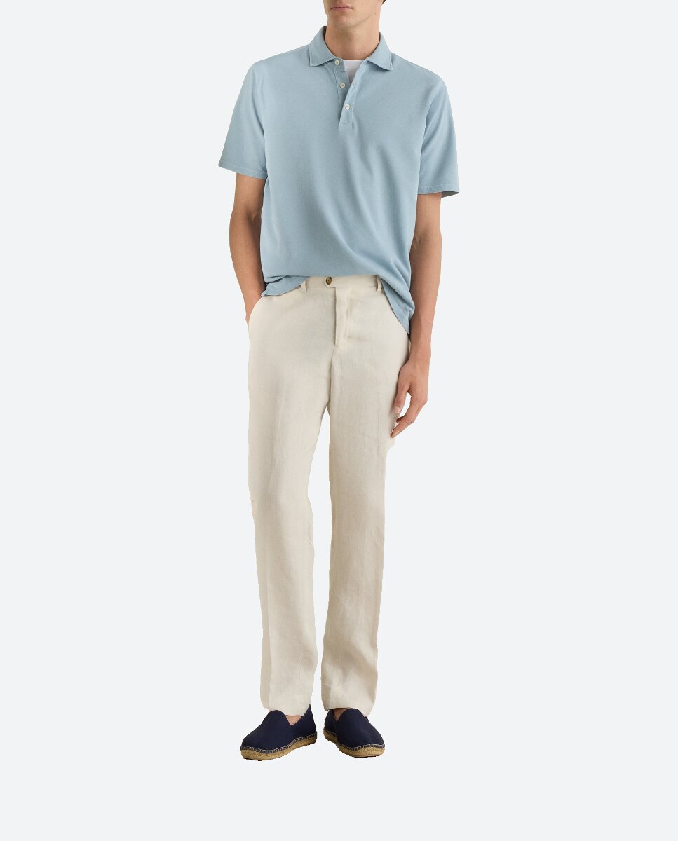 Imagen 0 de Pantalón de hombre sport 100% lino Fit Classic