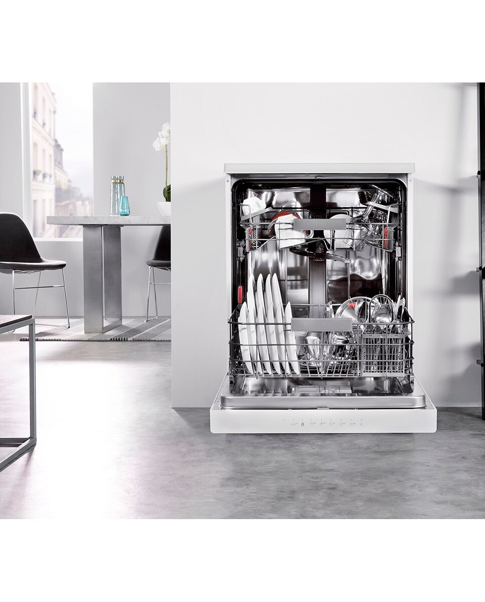 Máquina de Lavar Loiça Whirlpool WFC 3C26 P com Tecnologia 6º Sentido, para 14 Talheres e de 60 cm - Branco Branco-7
