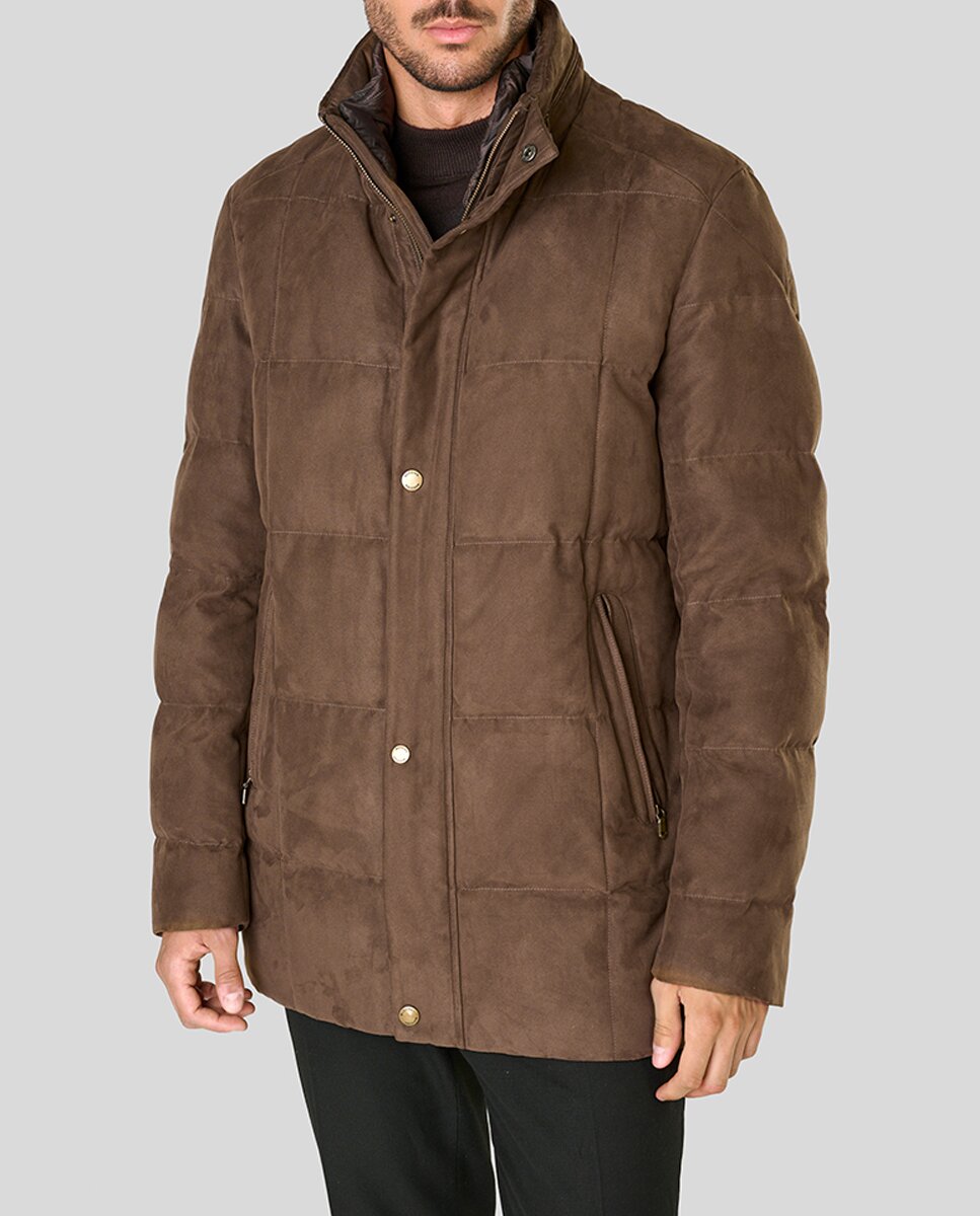 Imagen 0 de Chaquetón de hombre acolchado con tejido AMARA