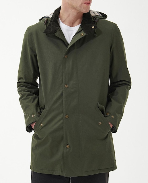 Imagen 0 de Mac impermeable con capucha desmontable de hombre