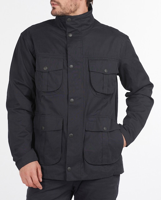 Imagen 0 de Chaqueta de abrigo de hombre azul con cuatro bolsillos