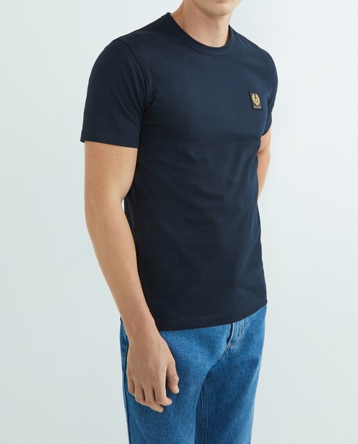 Imagen 0 de Camiseta basica de manga corta con logo pequeño de hombre