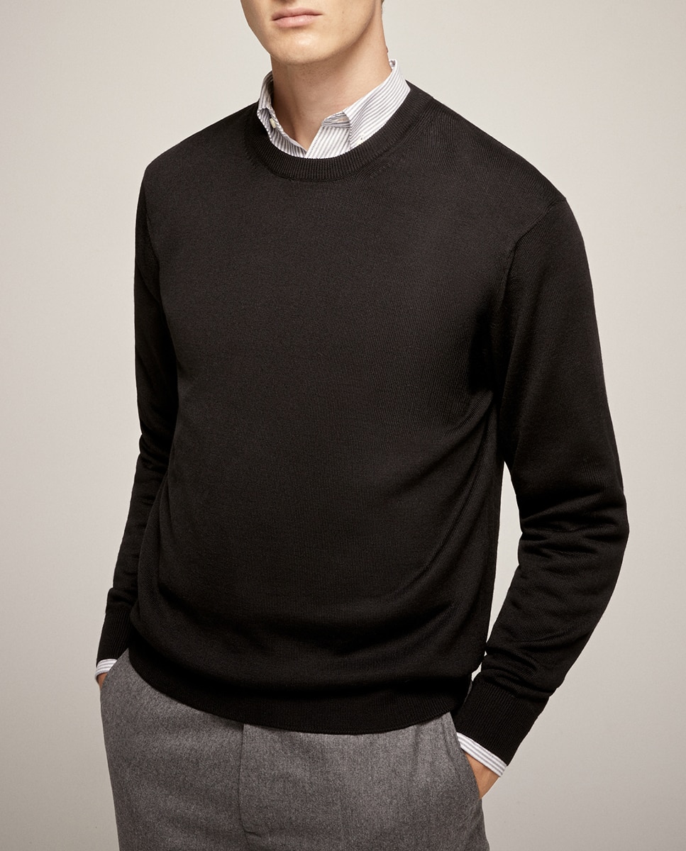Imagen 0 de Jersey de hombre con el cuello redondo