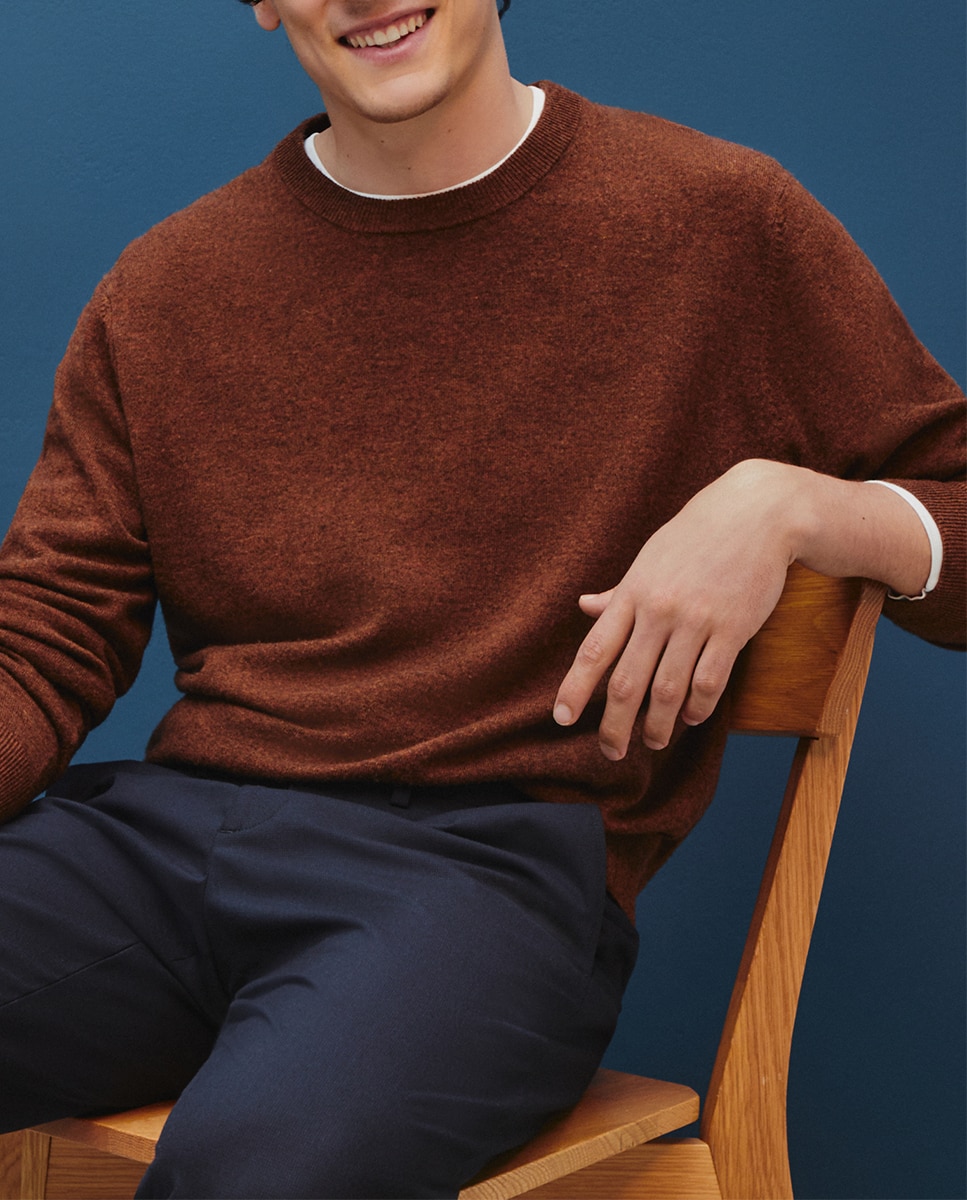 Imagen 0 de Sueter cuello redondo hombre 100% Lambswool
