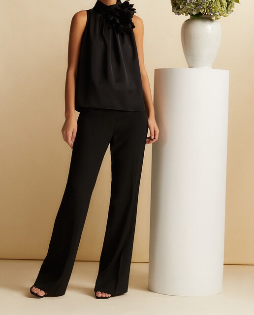 Imagen 0 de Pantalón de mujer con cinturilla drapeada