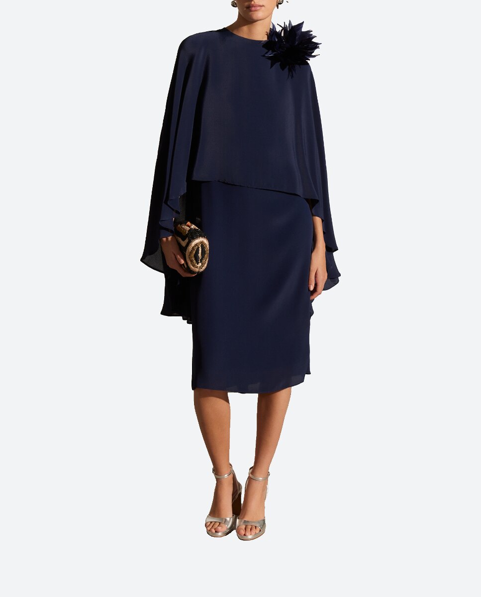 Imagen 0 de Vestido corto de capa