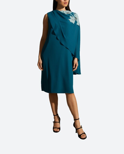 Imagen 0 de Vestido corto de capa