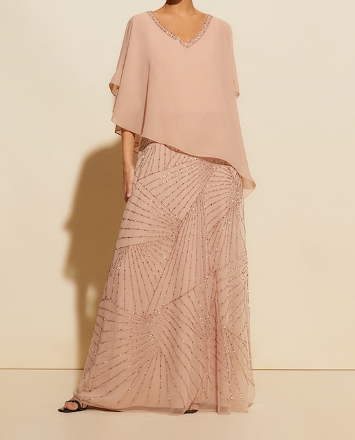 Imagen 0 de Vestido largo con pedrería