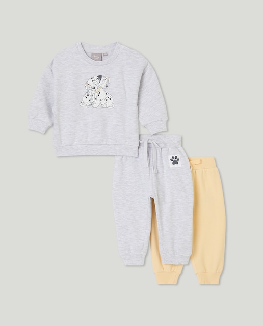 Imagen 0 de Conjunto de bebés sudadera y dos pantalones Dálmatas