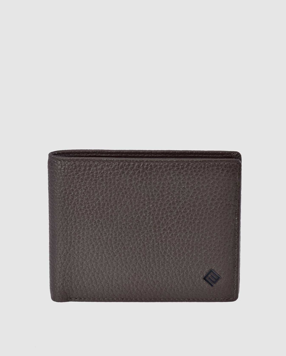 Imagen 0 de Cartera de hombre Emidio Tucci de color marrón con monedero