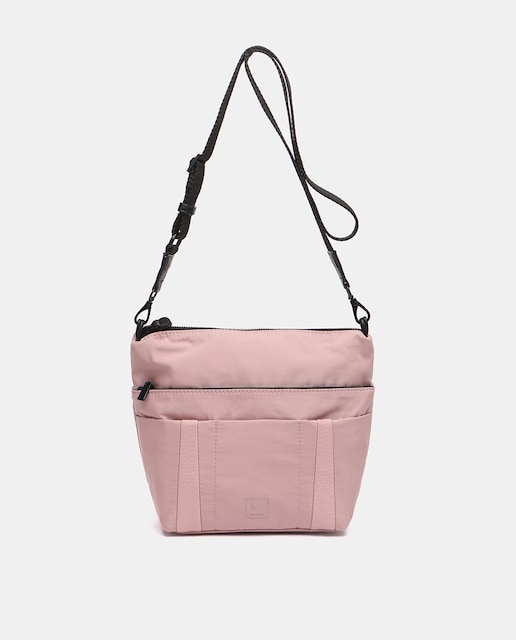 Imagen 0 de Bandolera de mujer en materiales reciclados rosa