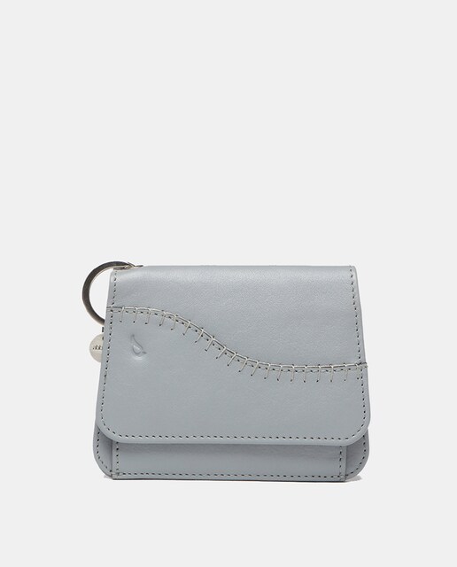 Imagen 0 de Monedero de piel con logotipo grabado