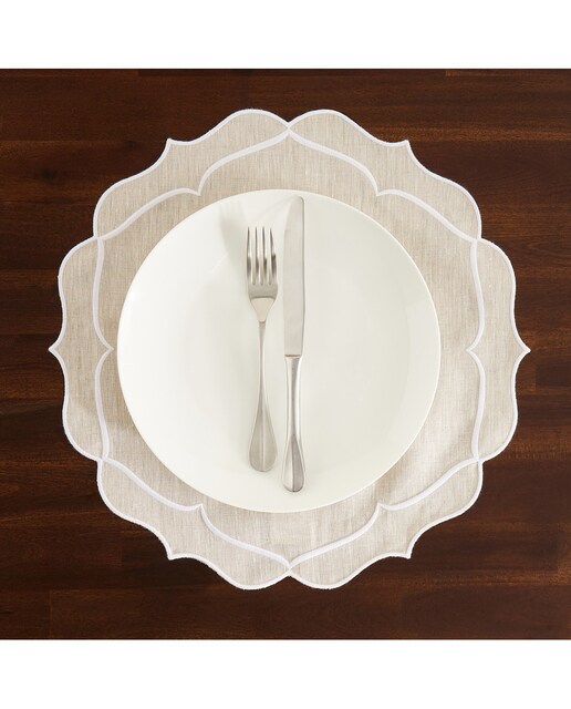 Imagen 0 de Mantel individual lino Alhambra Los Encajeros