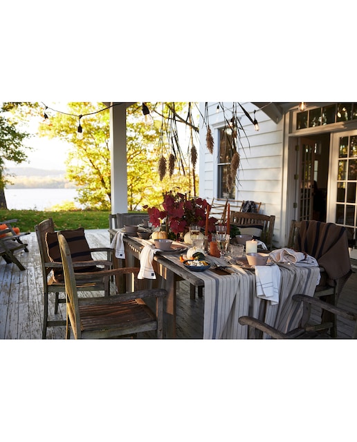 Imagen 0 de Mantel algodón orgánico Striped OI23 Lexington