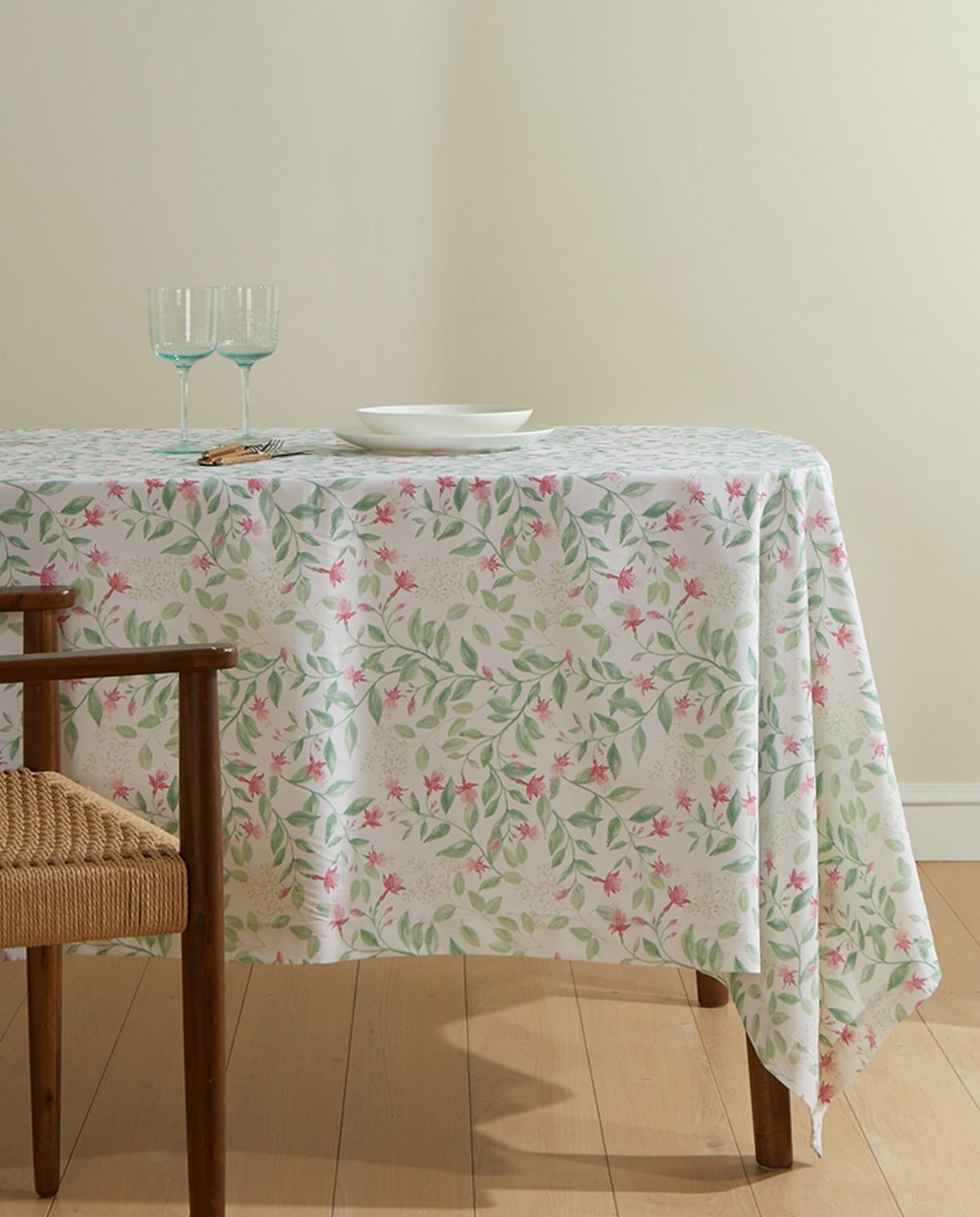 Imagen 0 de Mantel algodón Fucsias El Corte Inglés