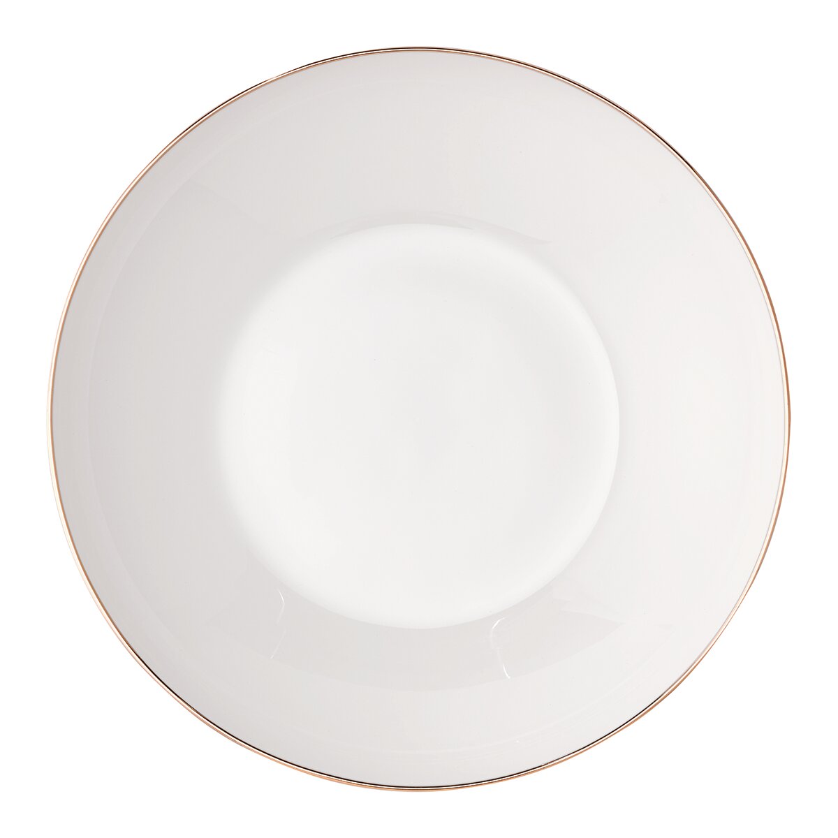 Prato fundo Bone China Fio Dourado El Corte Inglés Branco-2