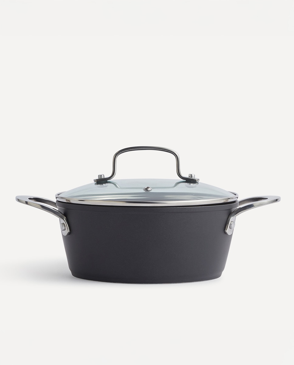 Imagen 0 de Cacerola con tapa Aluminio forjado Black El Corte Inglés