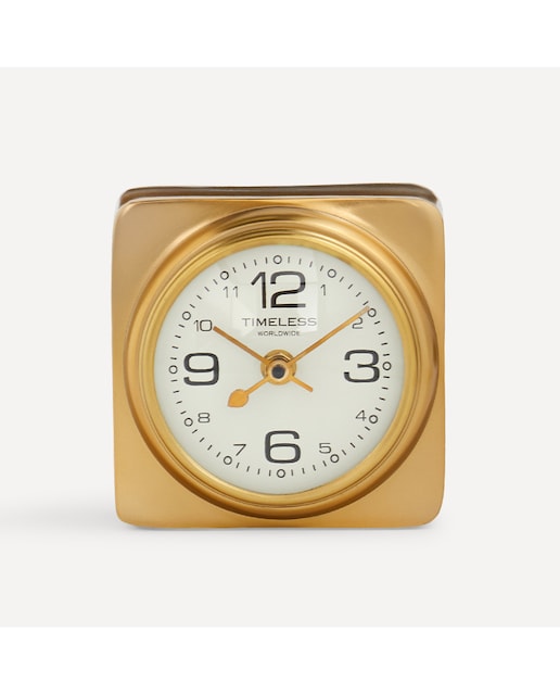 Imagen 0 de Reloj de mesa de metal Ouro El Corte Inglés
