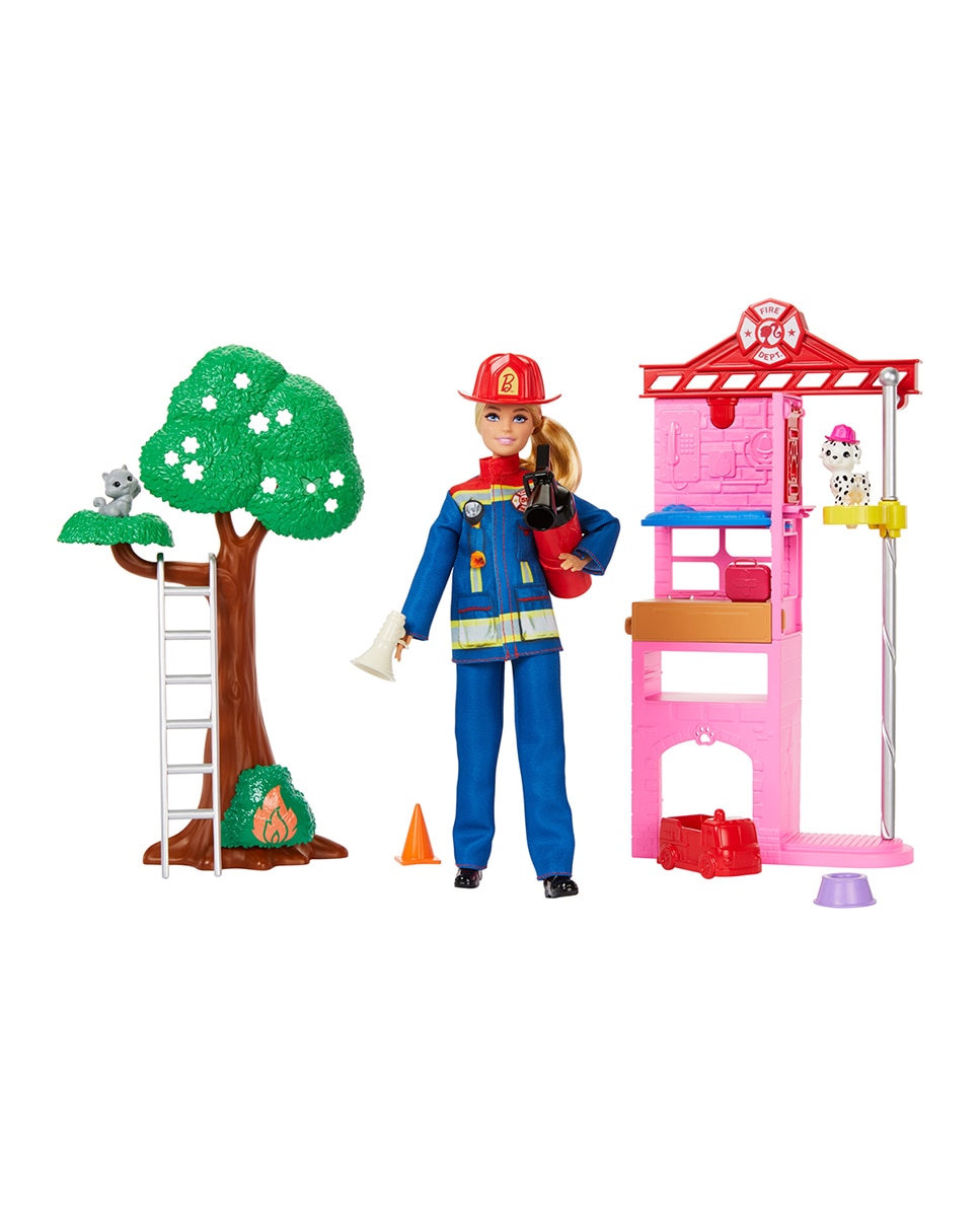 Imagen 0 de Barbie Tú Puedes Ser Muñeca bombera
