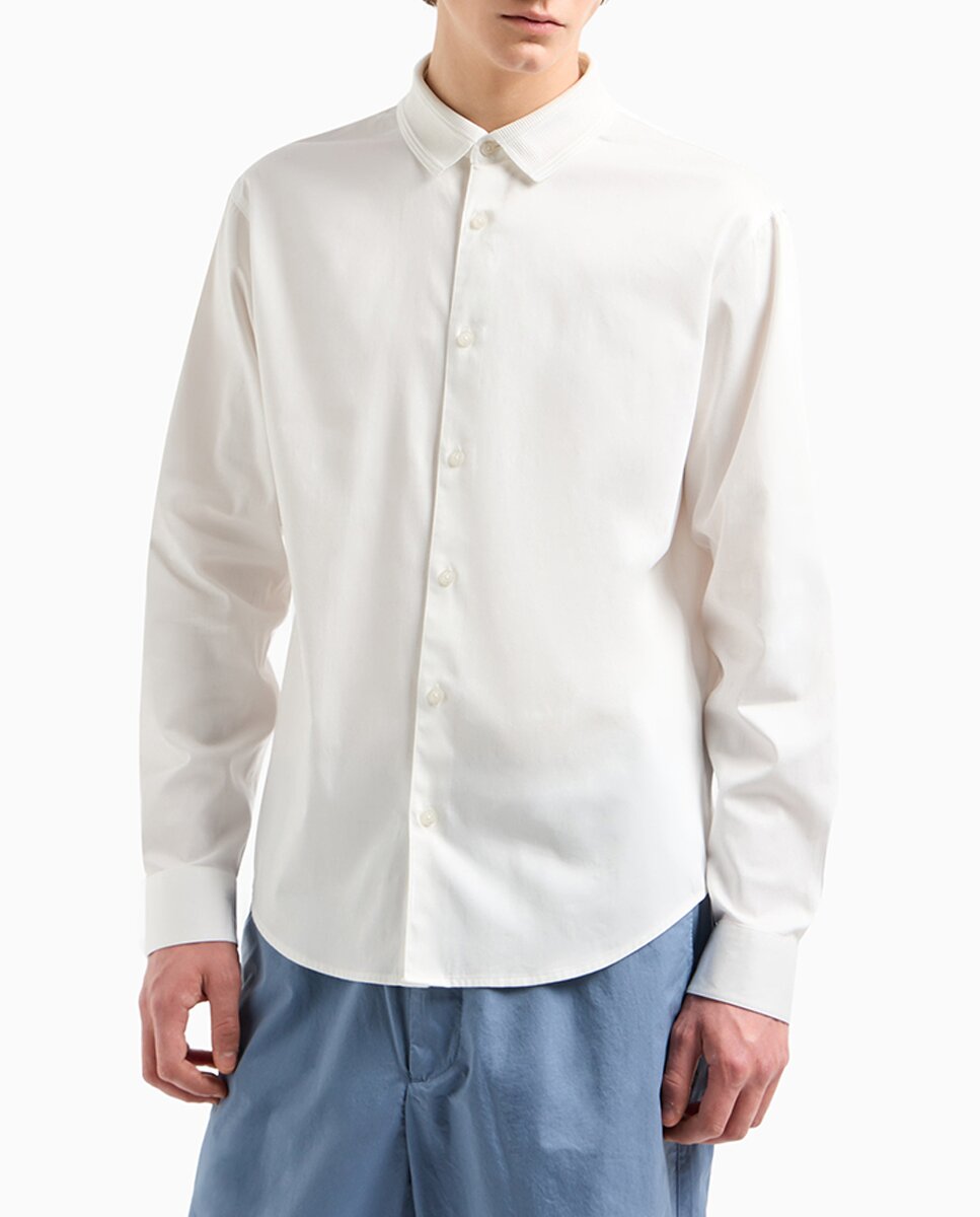 Imagen 0 de Camisa de hombre regular fit con cuello piqué