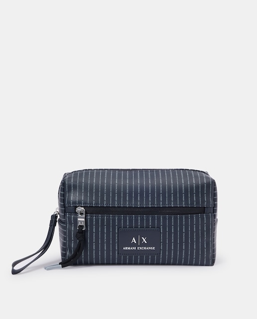 Imagen 0 de Neceser de hombre con estampado multilogo a contraste