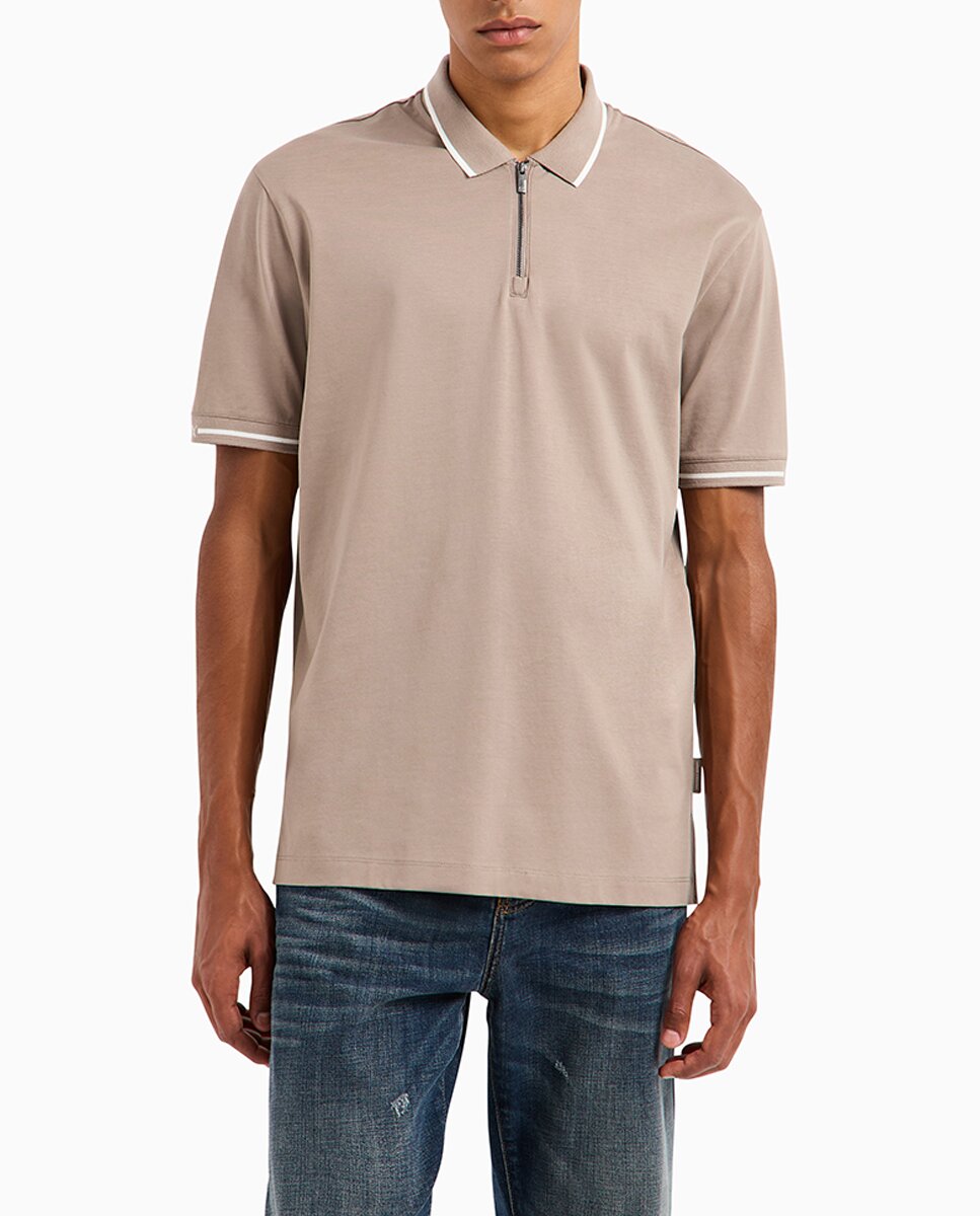 Imagen 0 de Polo de hombre regular fit con cremallera
