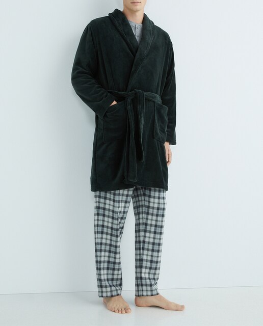 Imagen 0 de Bata para hombre en tejido polar