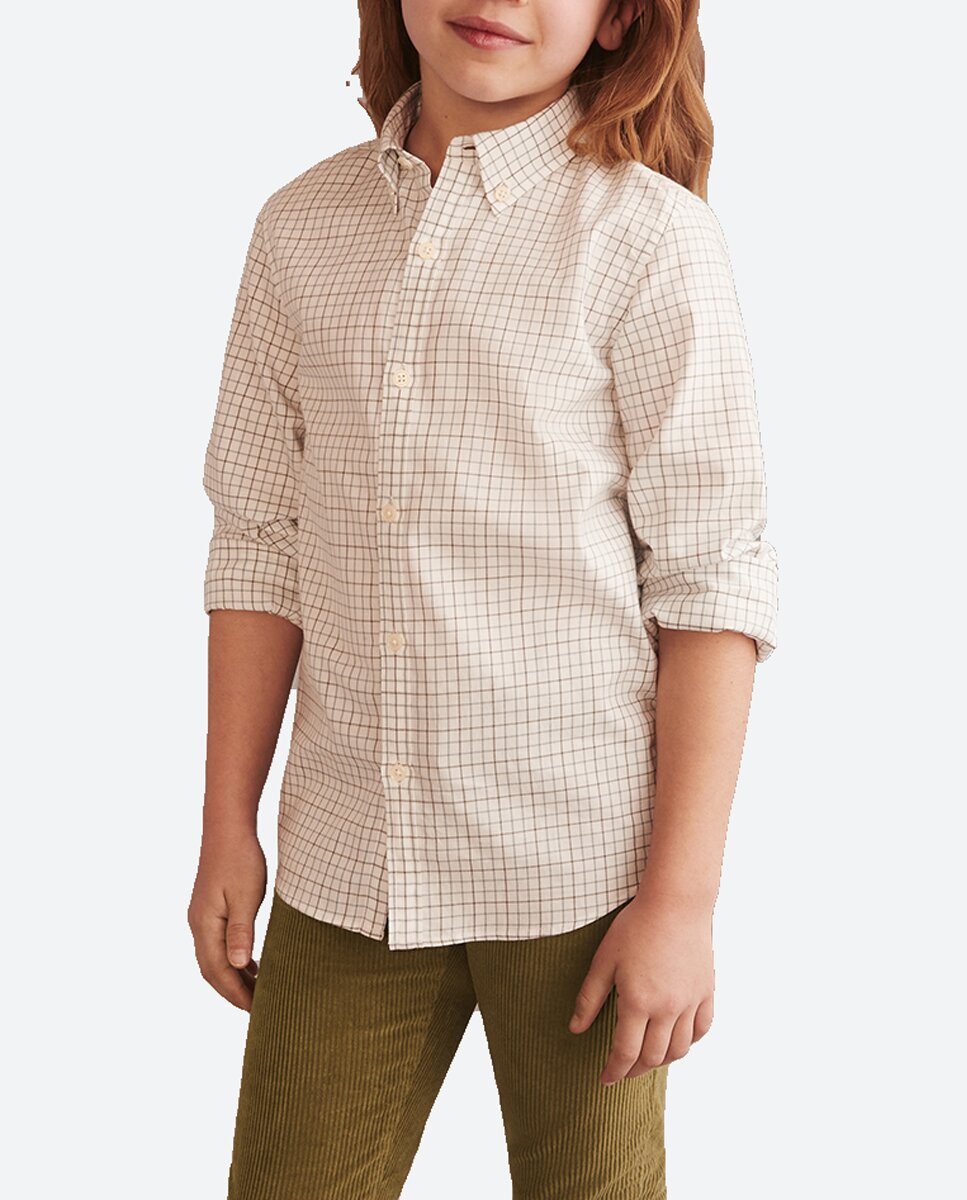 Imagen 0 de Camisa cuadros medianos de niño