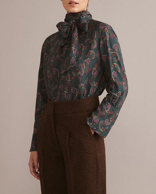 Imagen 0 de Camisa lazada de mujer