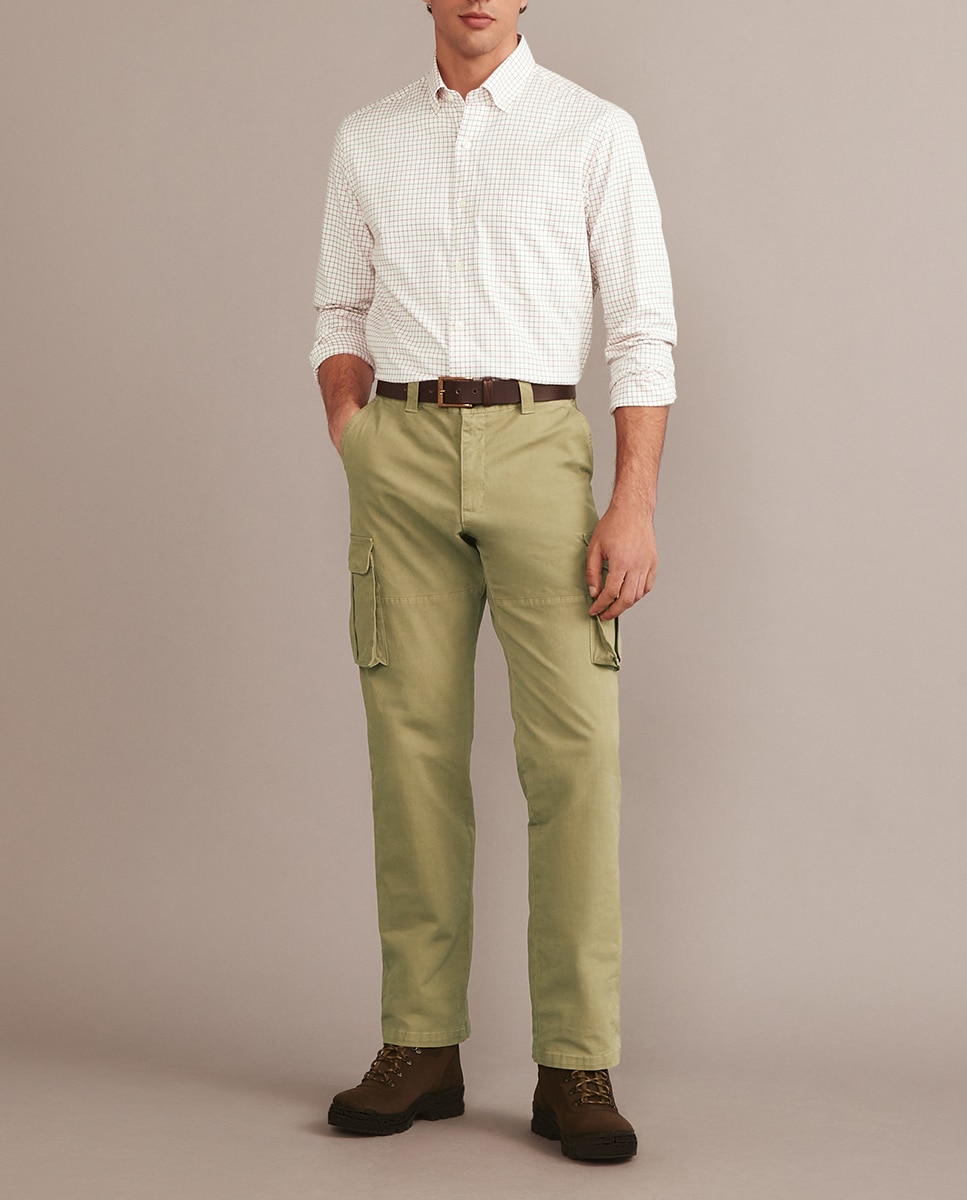 Imagen 0 de Camisa cuadros básica de hombre