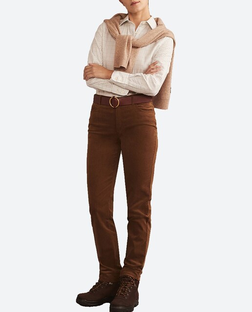 Imagen 0 de Pantalón 5 bolsillos micropana de mujer