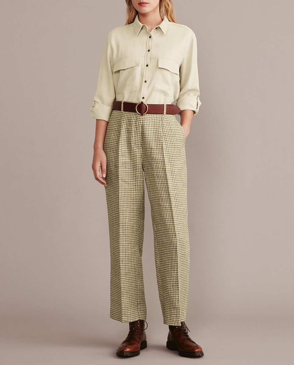 Imagen 0 de Pantalón lino de mujer