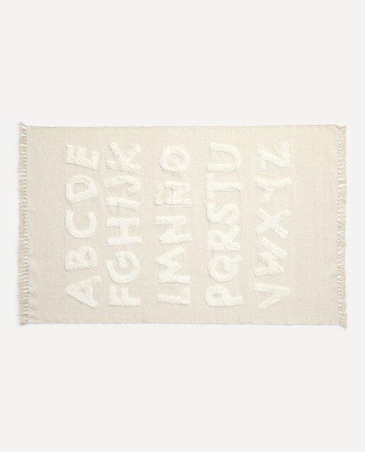 Imagen 0 de Alfombra dhurrie infantil ABCD Mini Home - El Corte Inglés