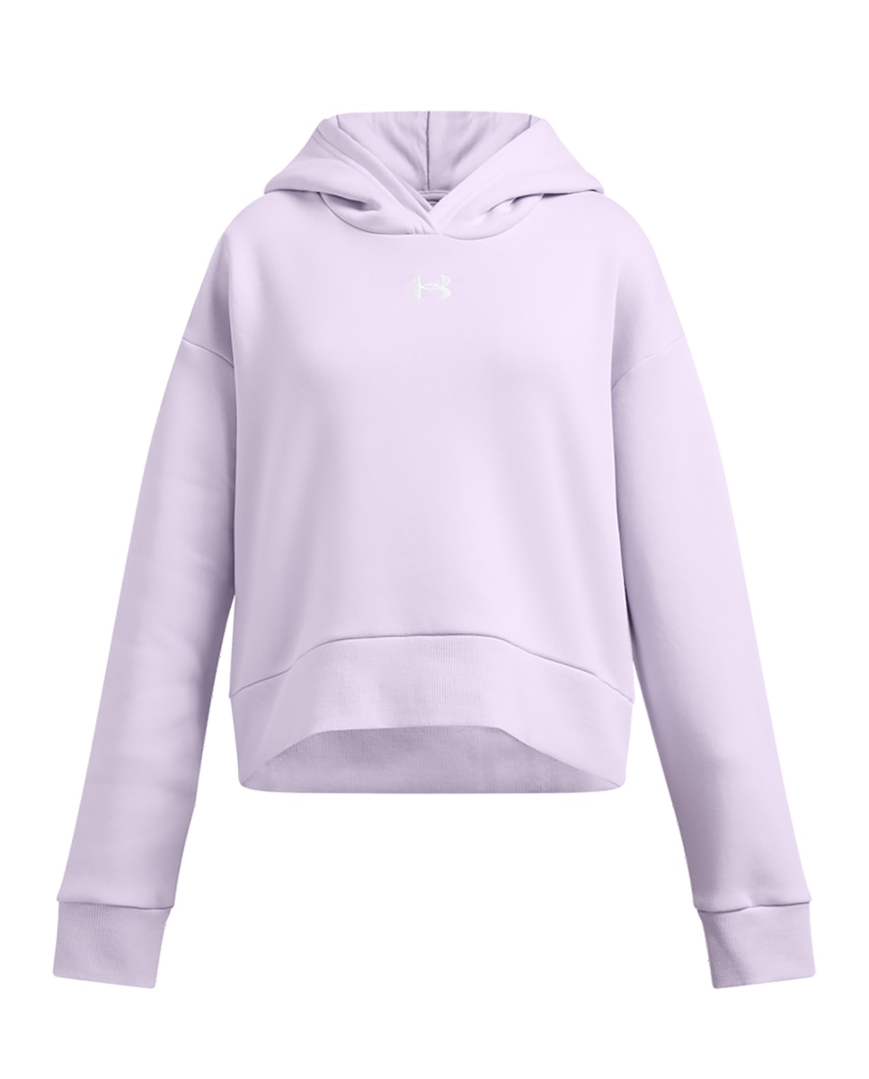 Imagen 0 de Sudadera casual de niños Ua Rival Fleece Crop Hoodie-Ppl Under Armour