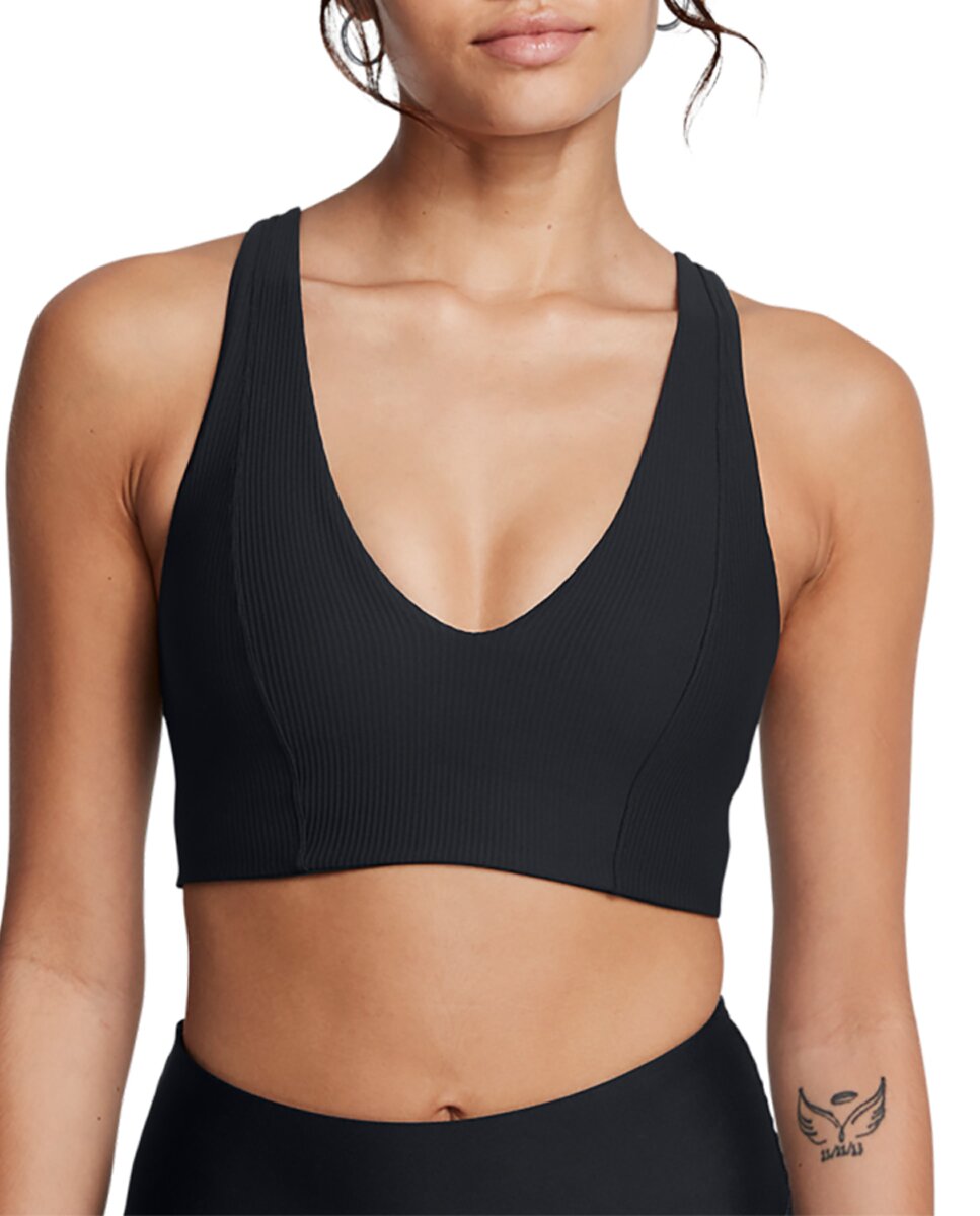 Imagen 0 de Top de mujer Ua Meridian Rib Bralette-Blk Under Armour