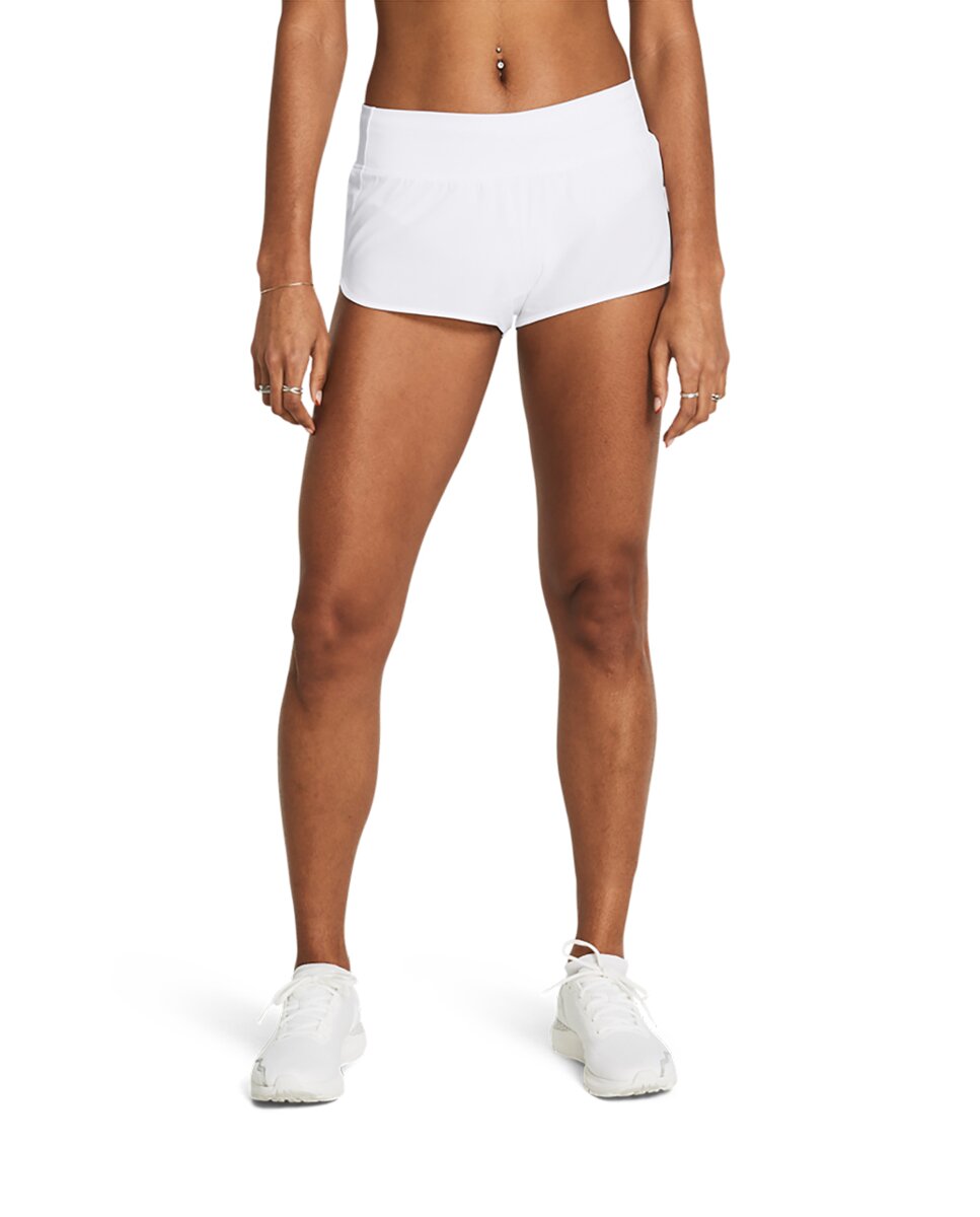 Imagen 0 de Pantalones cortos de running de mujer Ua Launch Pro 2'' Shorts-Wht Under Armour