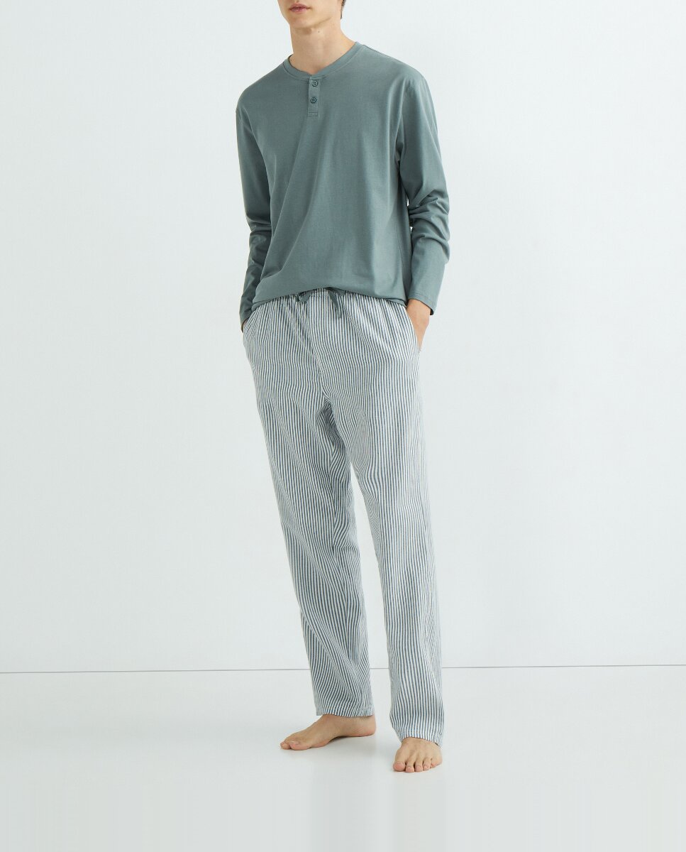 Imagen 0 de Pijama combinado franela hombre