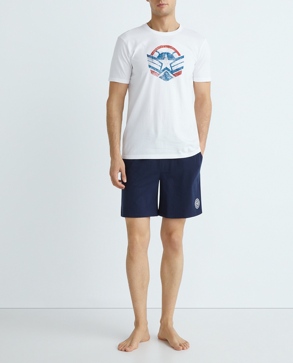 Imagen 0 de Pijama de punto Capitán América de hombre
