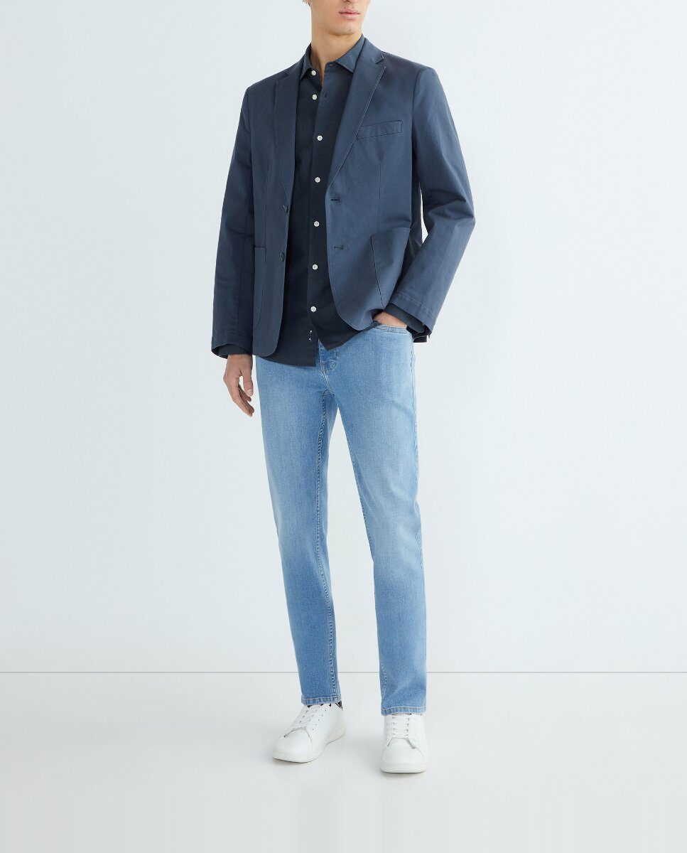 Imagen 0 de Pantalón vaquero básico hombre slim fit