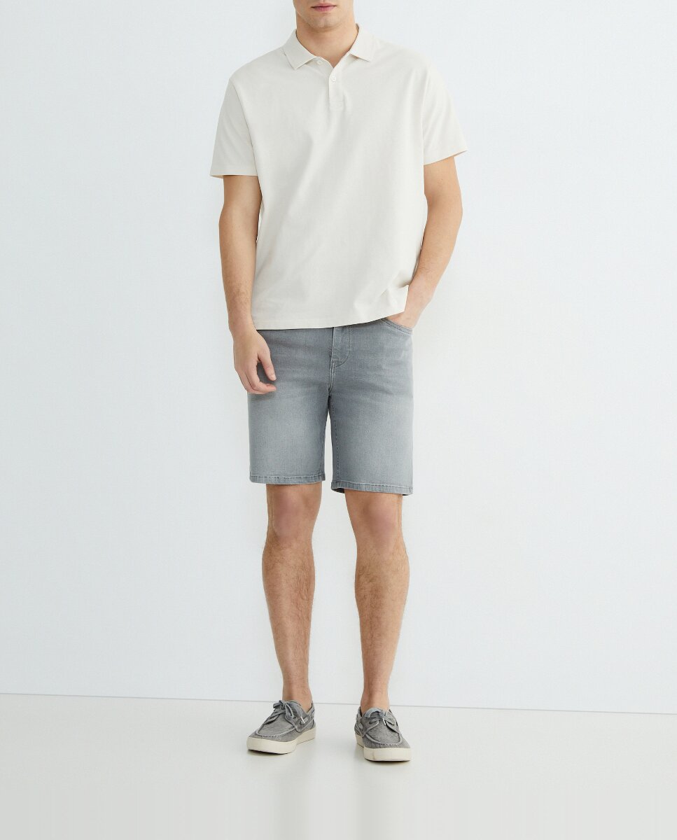 Imagen 0 de Bermuda denim hombre slim fit