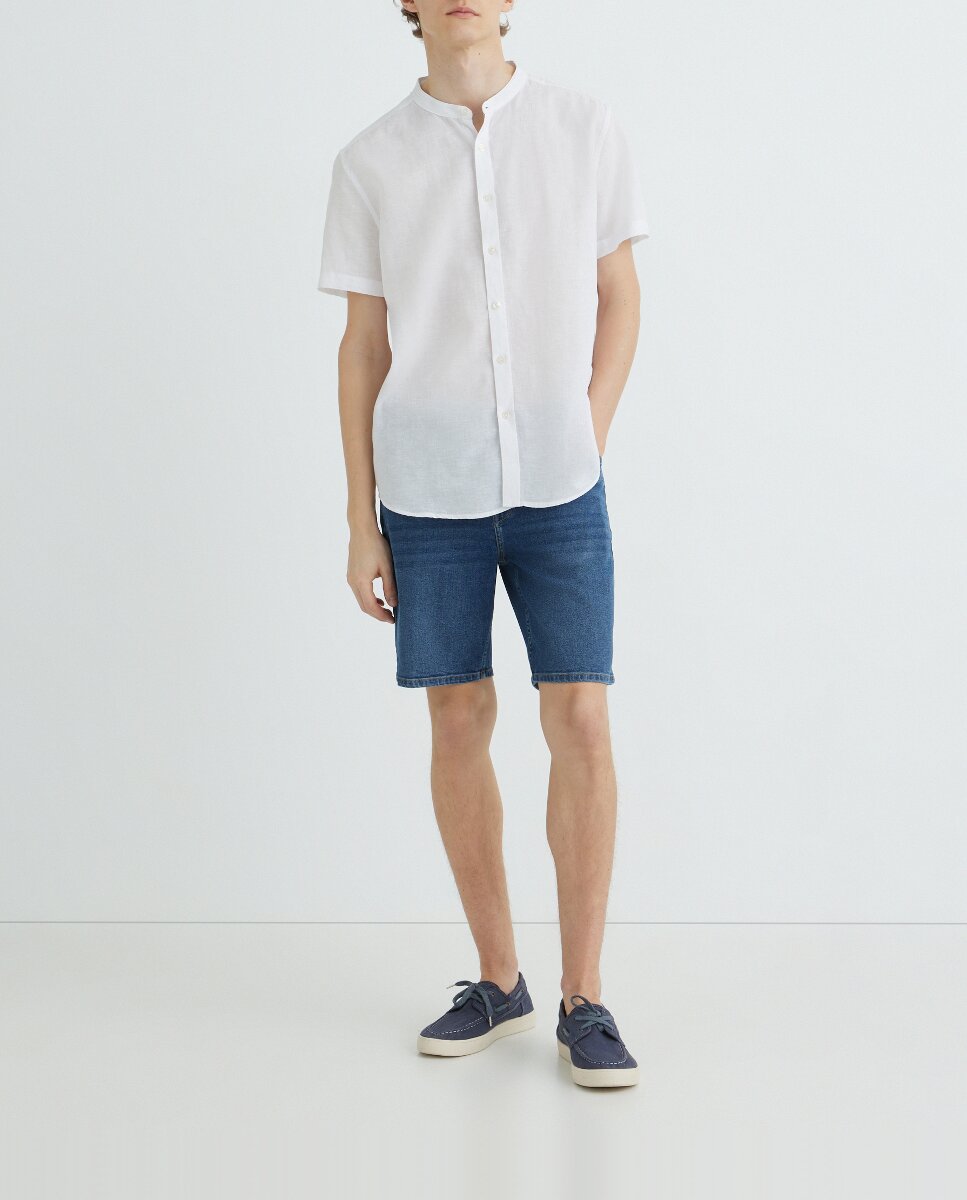 Imagen 0 de Bermuda denim hombre slim fit