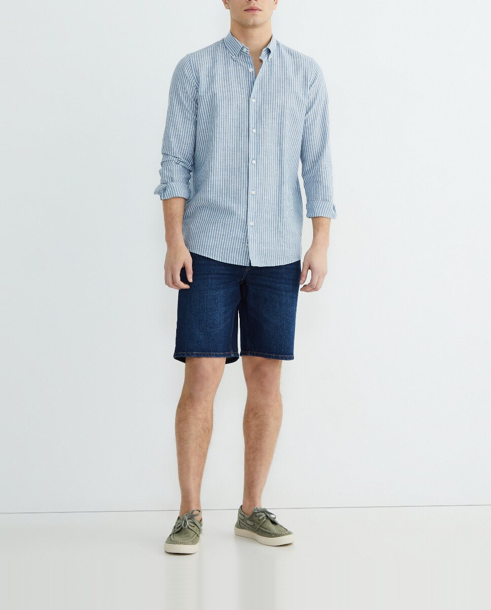 Imagen 0 de Bermuda denim hombre regular fit